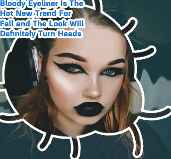 Halloween eyeliner