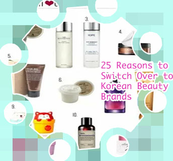 Korean skincare products