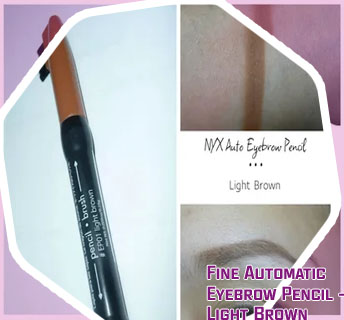 Light brown eyebrow pencil